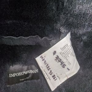 Giorgio Armani serial number leather detaily